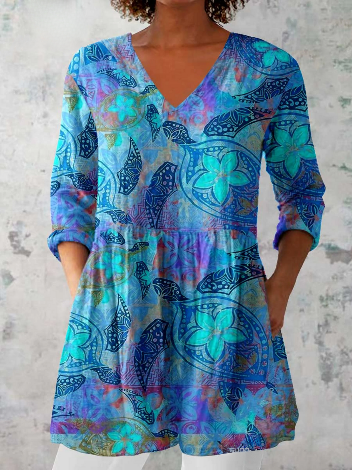 Noémie | Elegante Lange Blouse