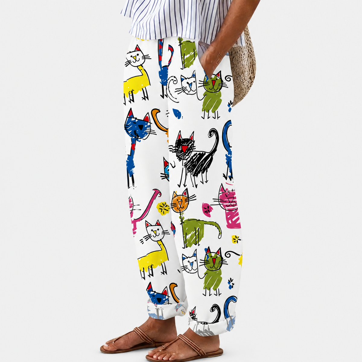 Comfort Pantalons Happy Cats