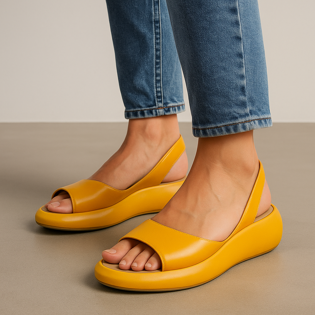 Demi | Minimalistische sandalen met open teen