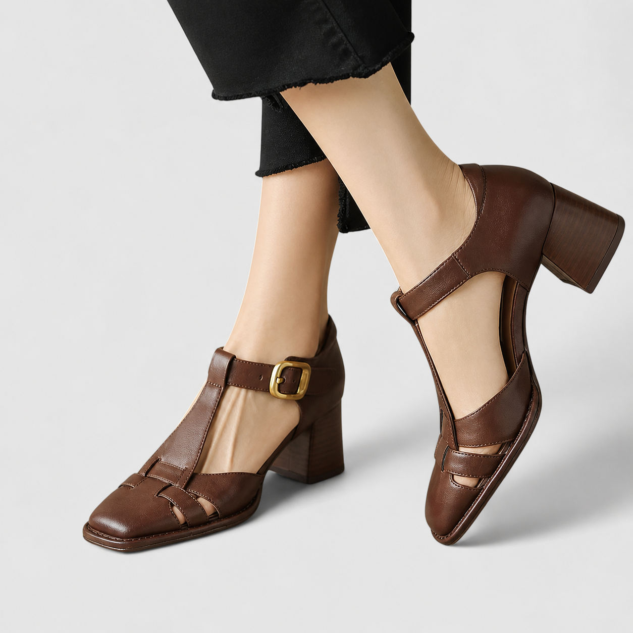 Scarlett – Orthopedische T-Strap Sandalen