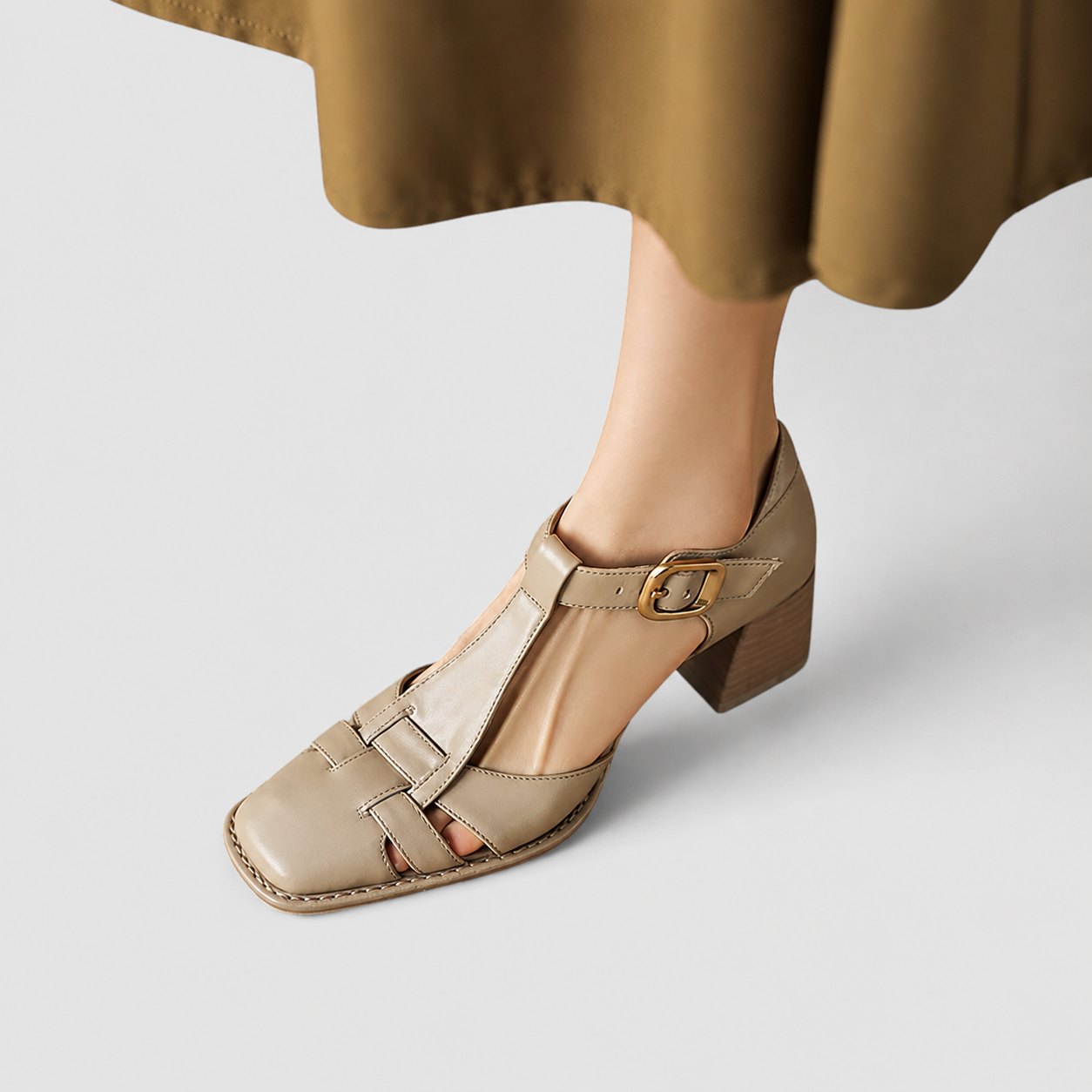 Scarlett – Orthopedische T-Strap Sandalen