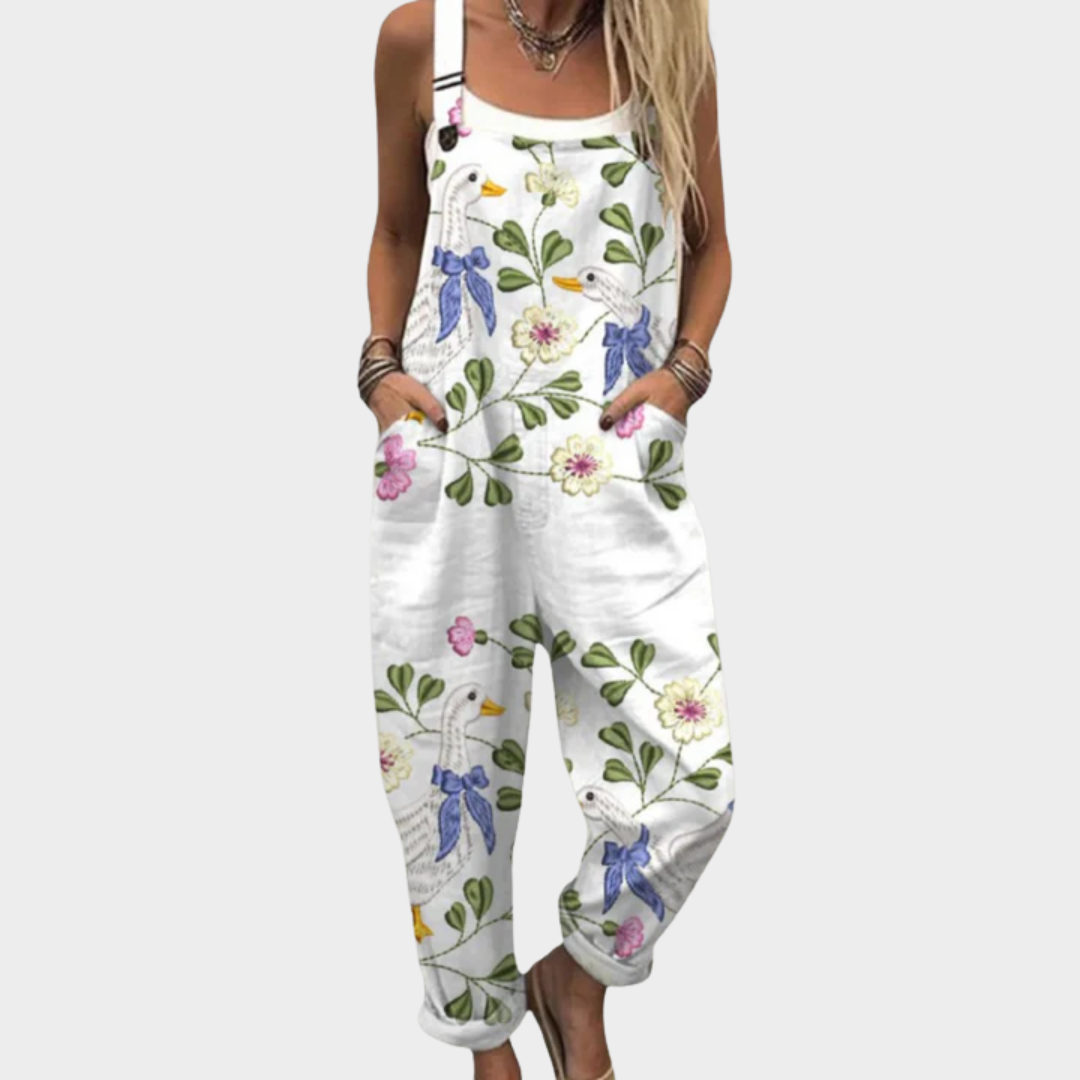 Eveline | Casual Gedrukt Jumpsuit