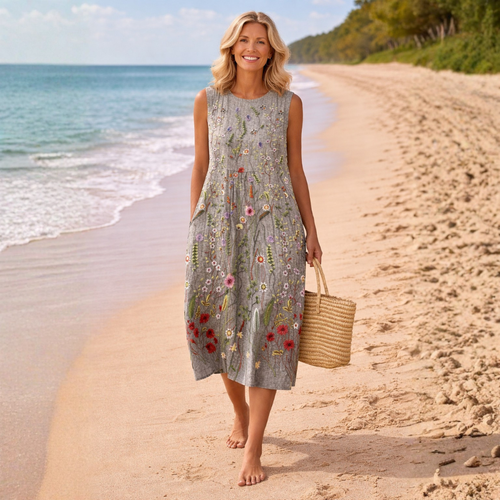 Cara™ | Midi-jurk Wildflower
