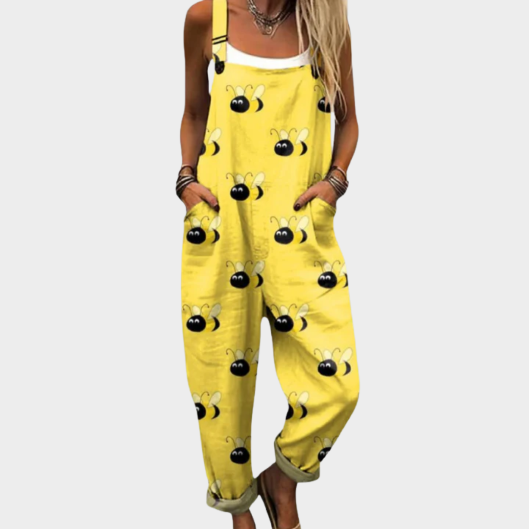 Ashley | Ontspannen Gedrukte Jumpsuit