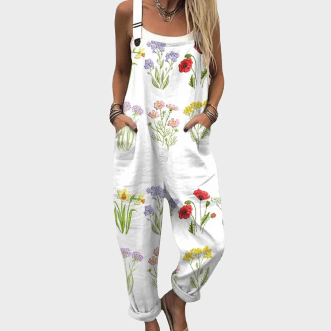 Anika | Gedrukt Ontspannen Jumpsuit