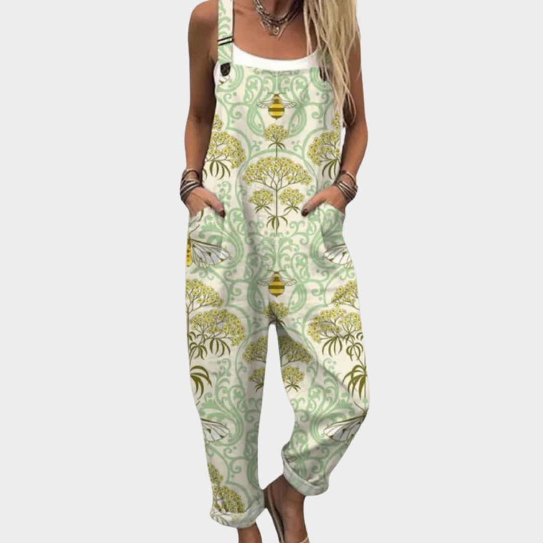 Amandine | Casual Gedrukte Jumpsuit