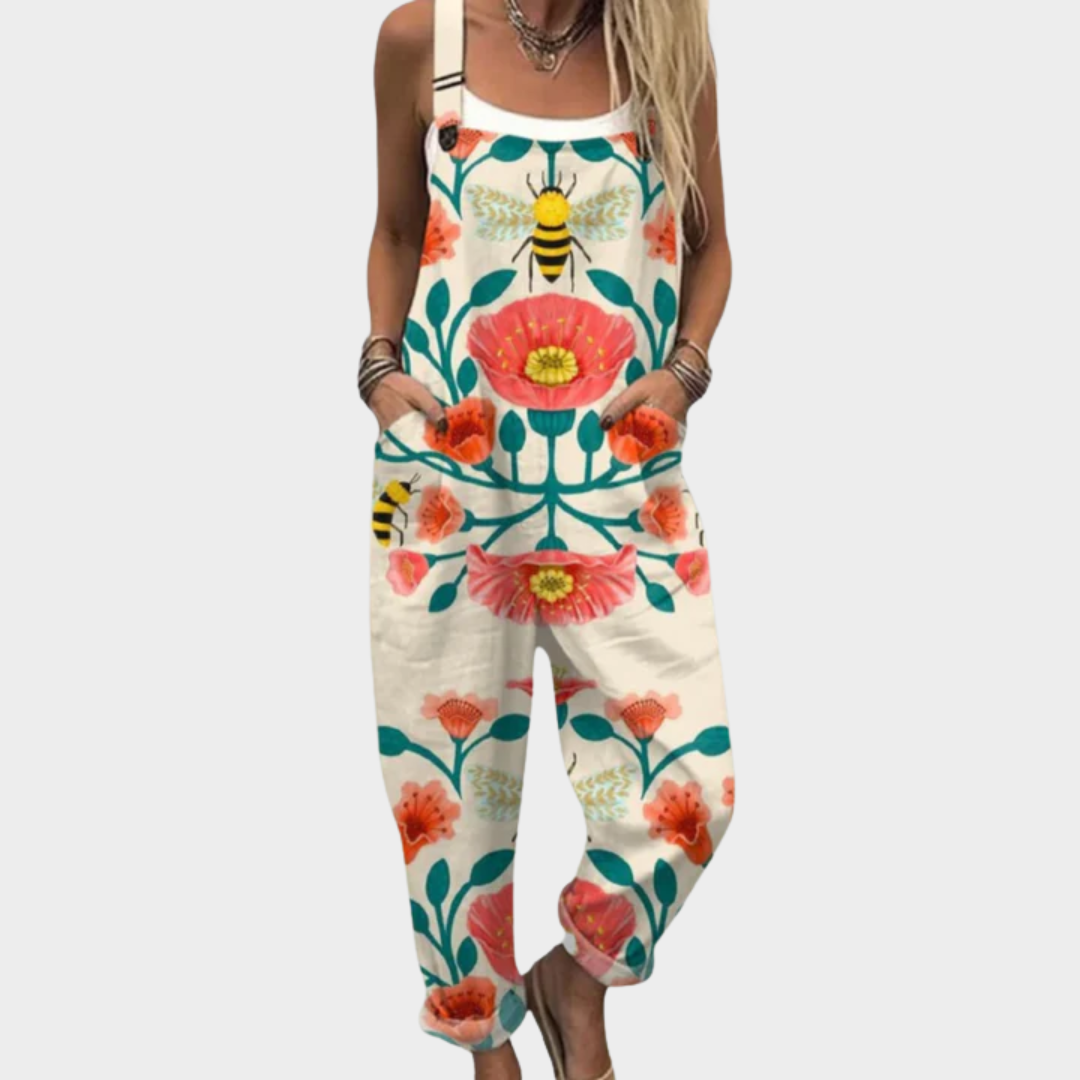 Diana | Casual Gedrukte Jumpsuit
