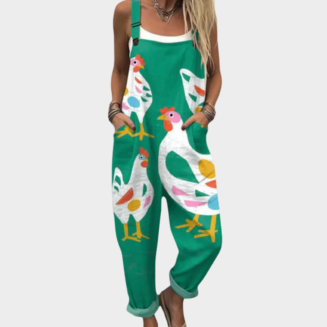 Sophie | Casual Gedrukte Jumpsuit