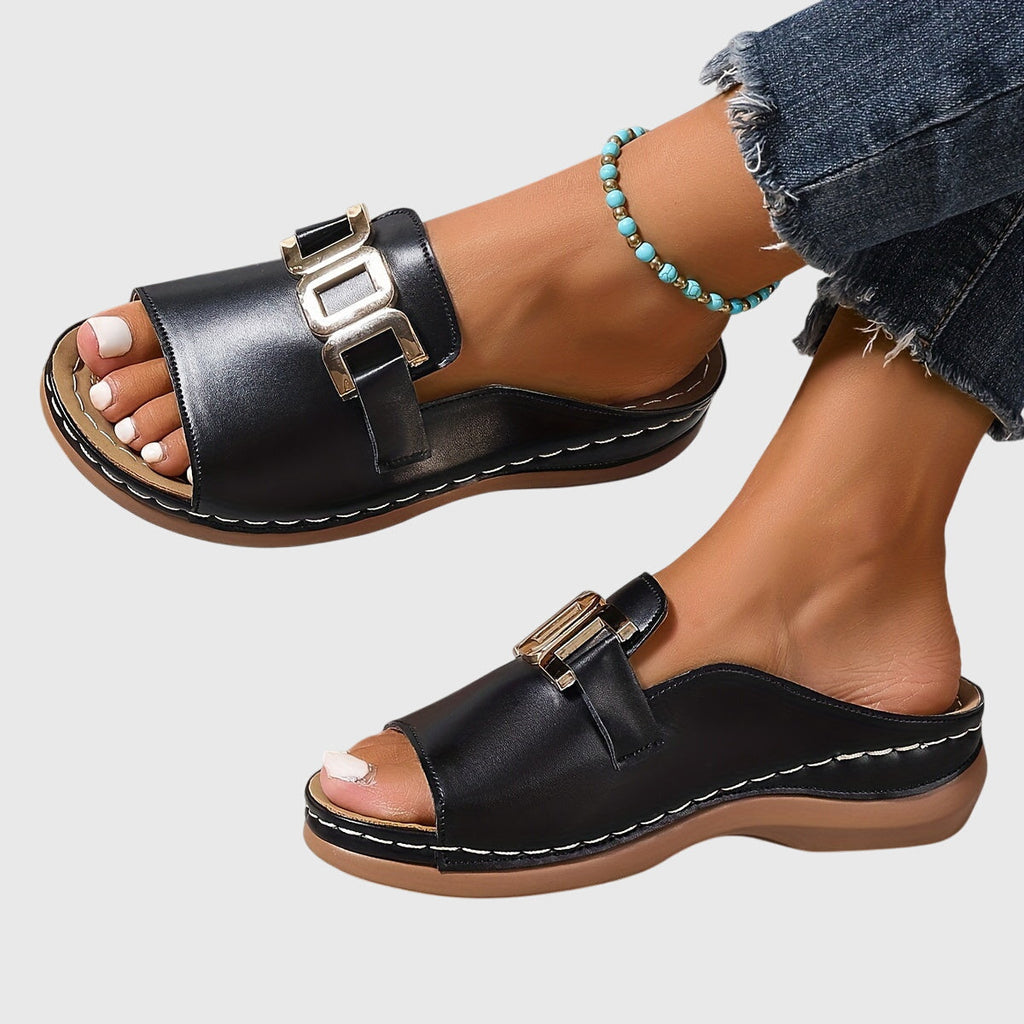 Kathryn - Comfortabele Slippers met Gesp