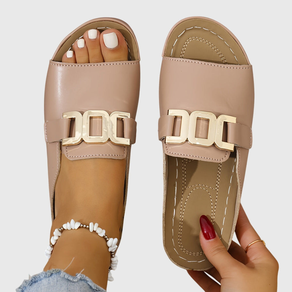 Kathryn - Comfortabele Slippers met Gesp