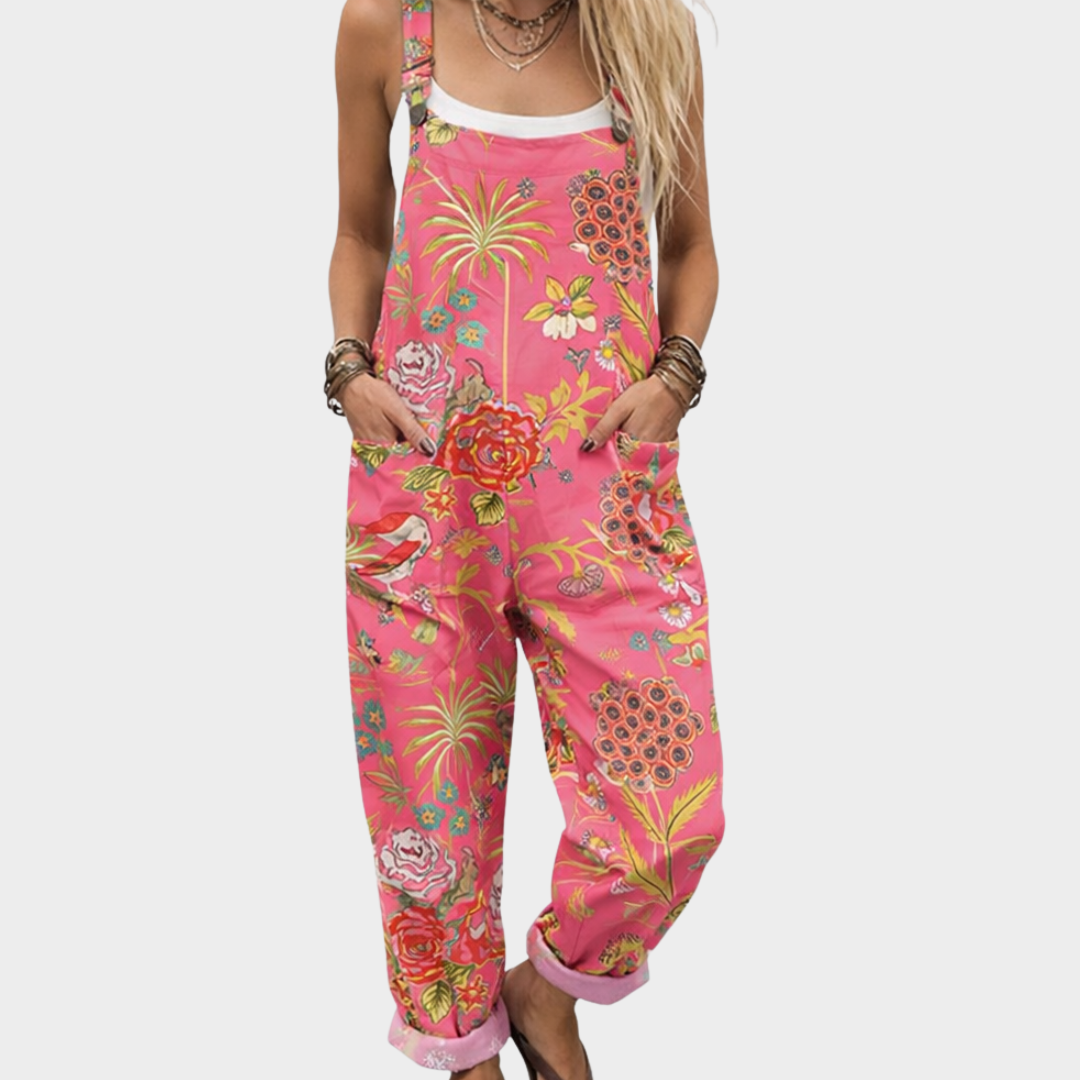 Anna | Casual Gedrukt Jumpsuit