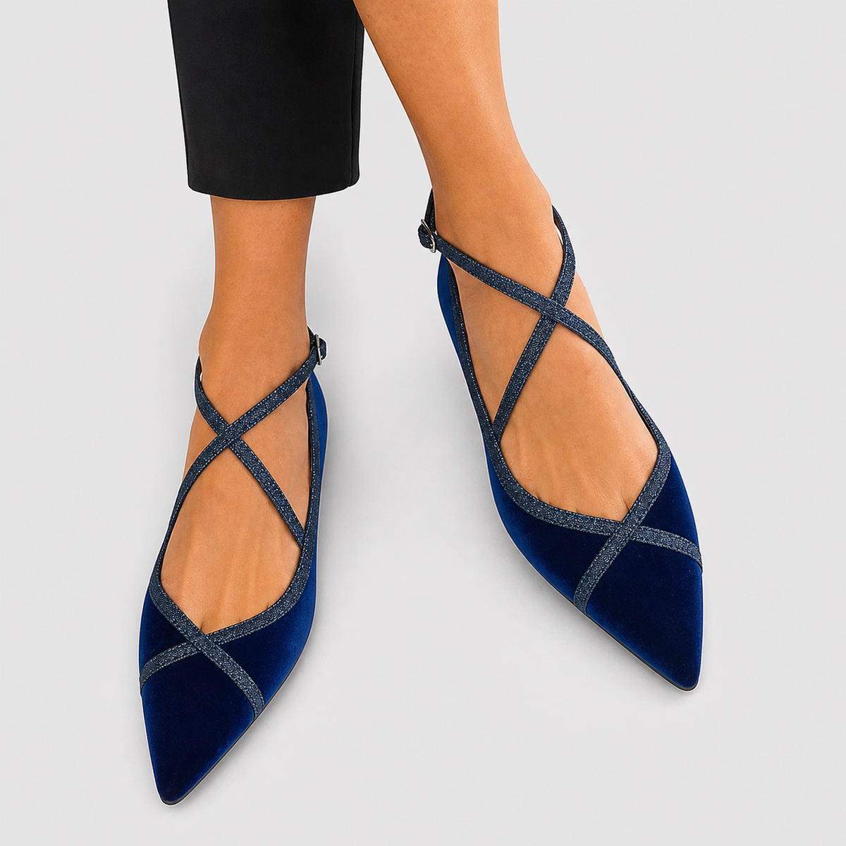 Noëlle™ | Chic Marineblauwe Instappers