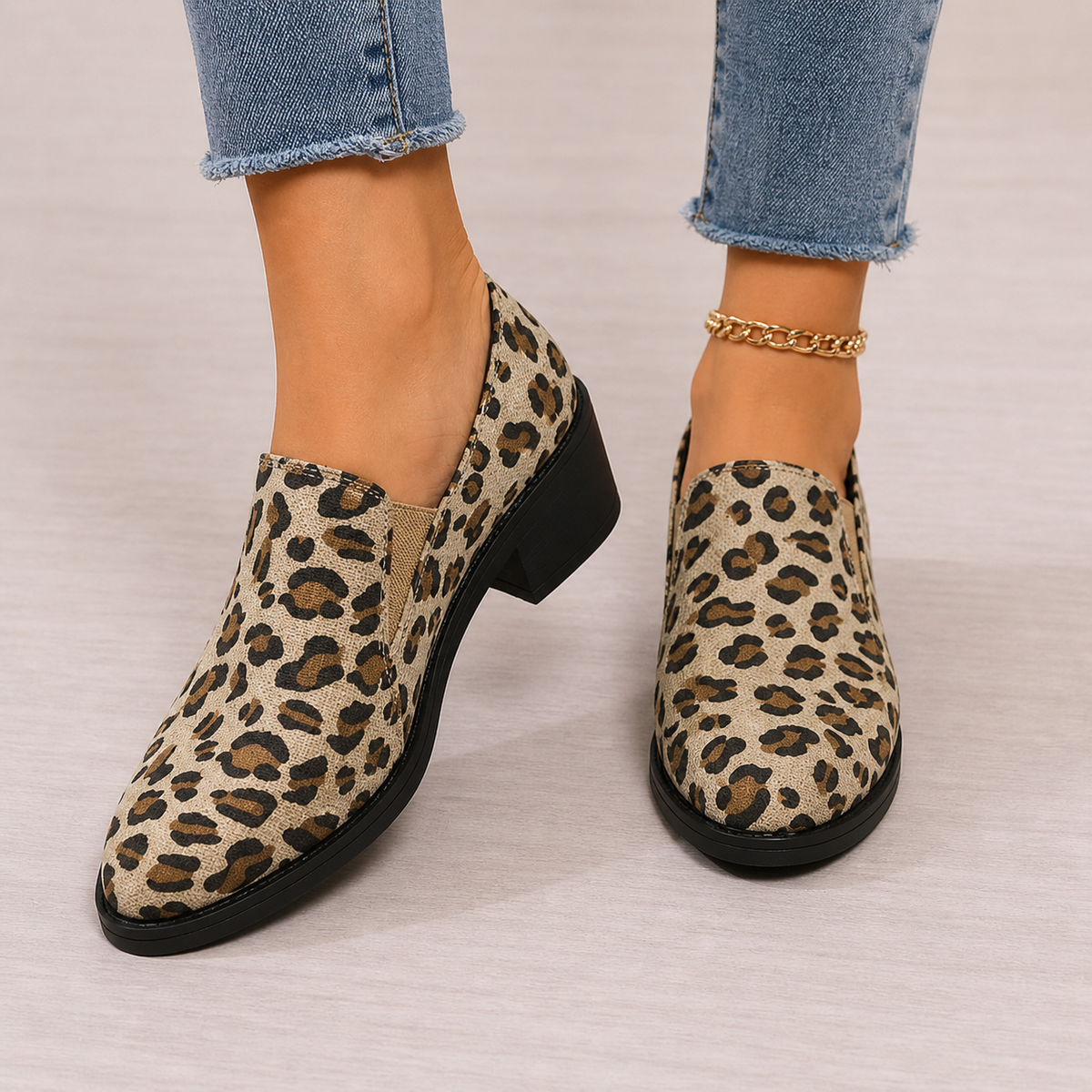 Angélique™ | Leopard Mocassin