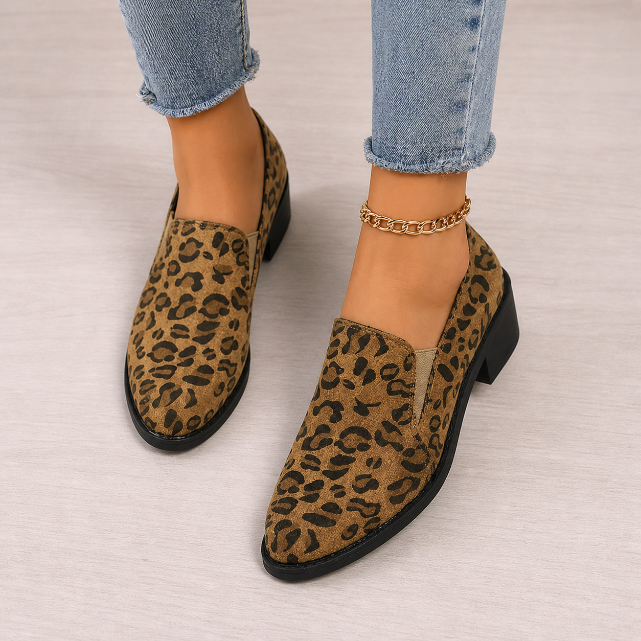 Angélique™ | Leopard Mocassin
