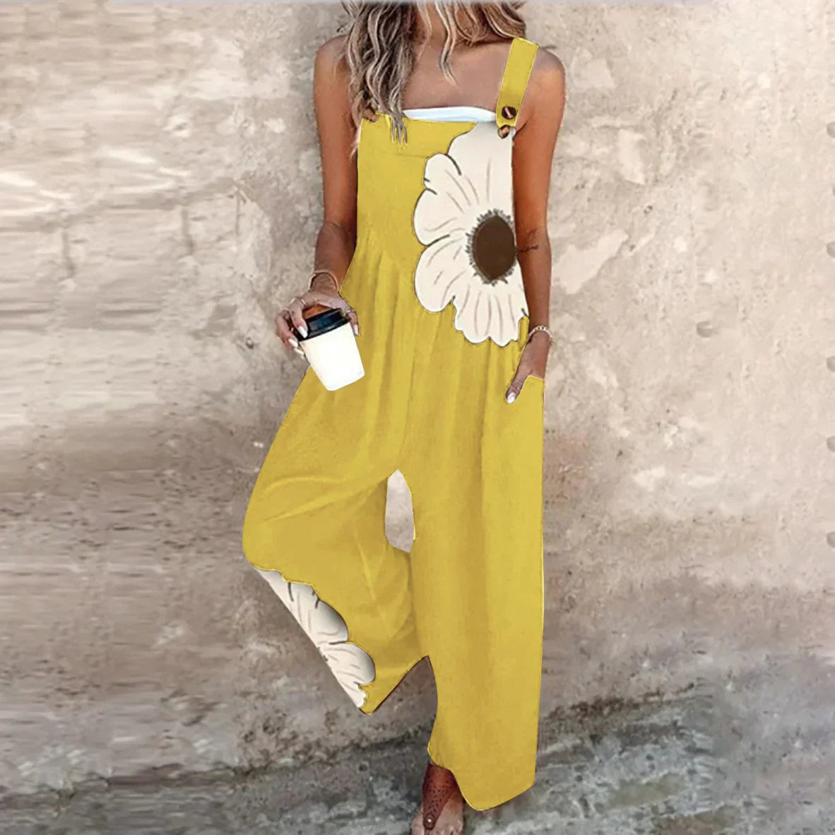 Perle | Casual Gedrukt Jumpsuit