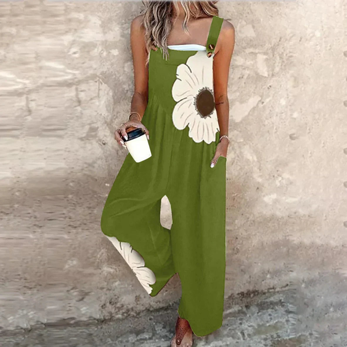 Perle | Casual Gedrukt Jumpsuit
