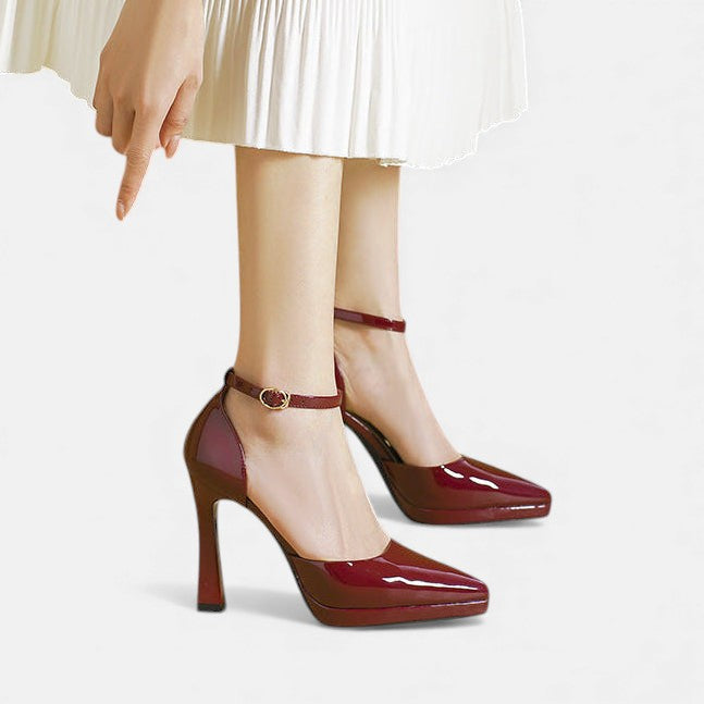 Leren Escarpins Evette
