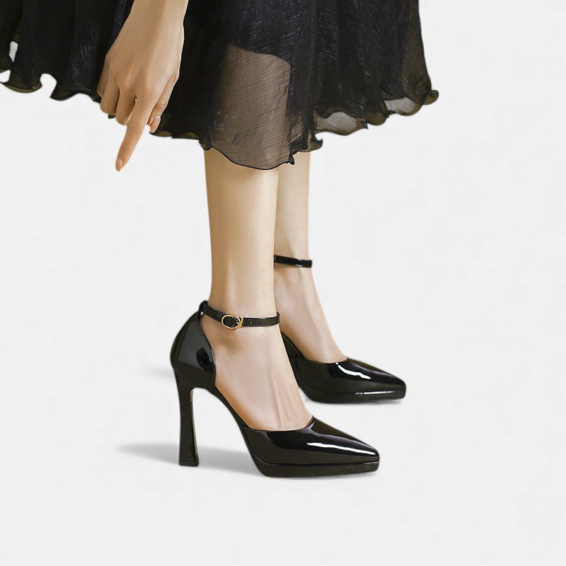 Leren Escarpins Evette