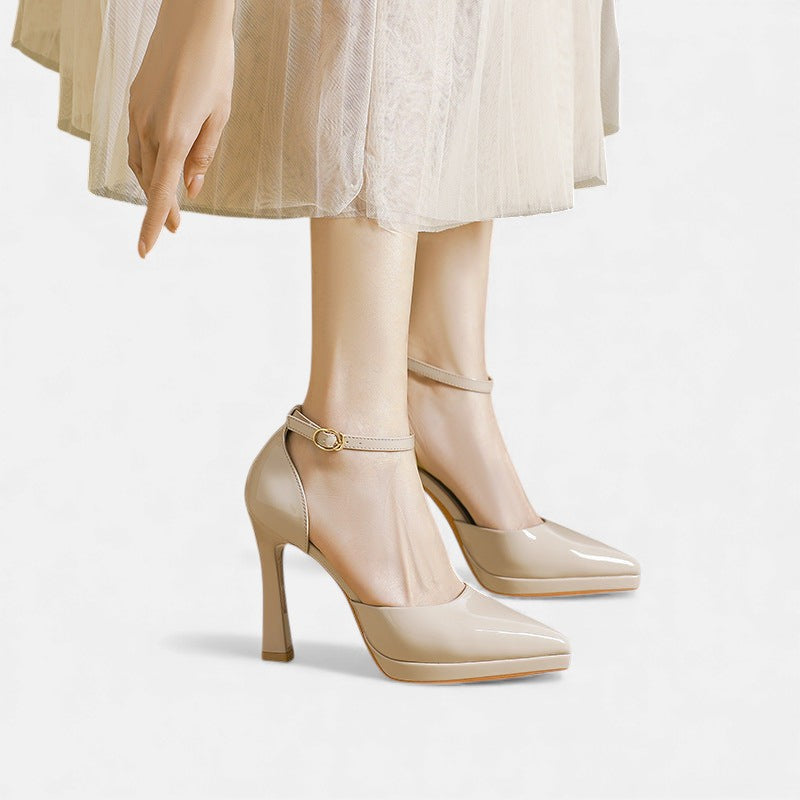 Leren Escarpins Evette