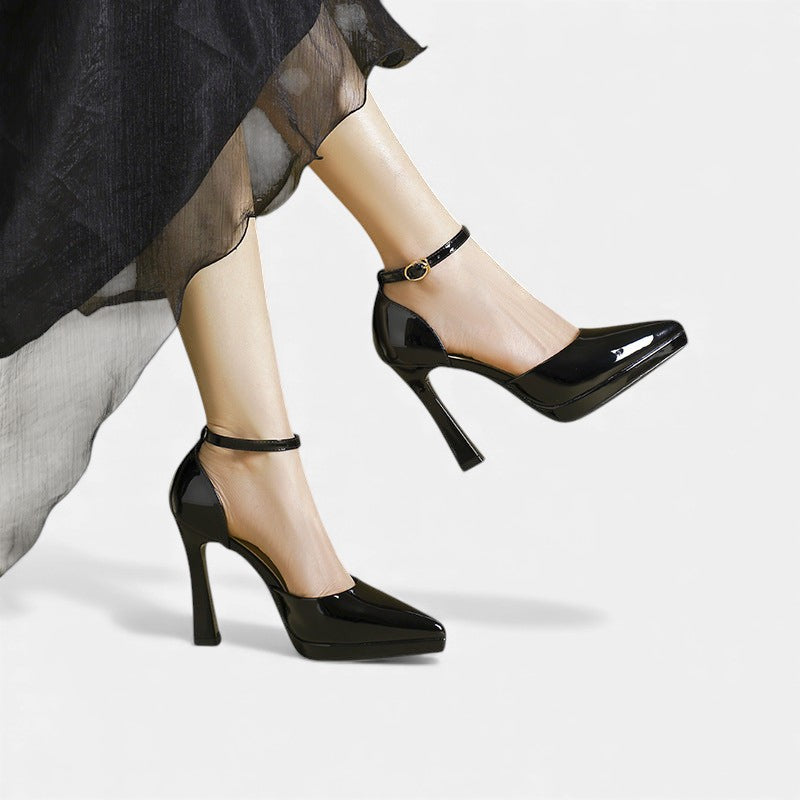 Leren Escarpins Evette