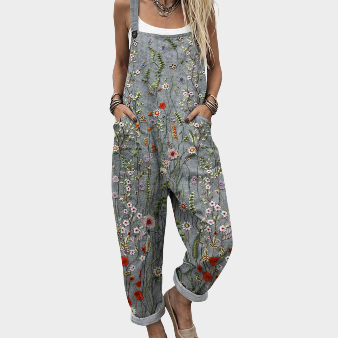 Eva | Casual Gedrukt Jumpsuit