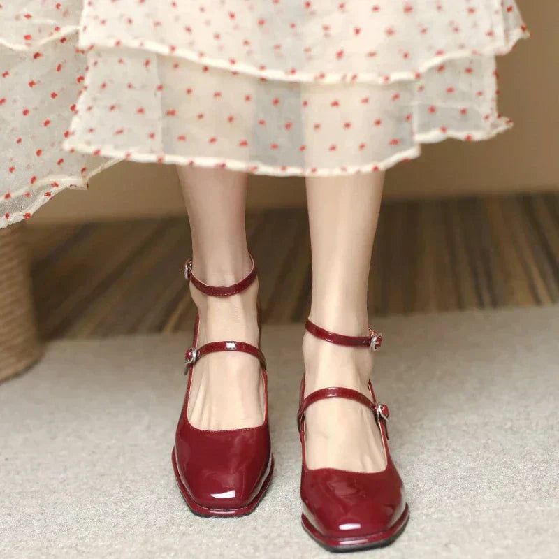 Sophie | Elegante enkellaarsjes met enkelband