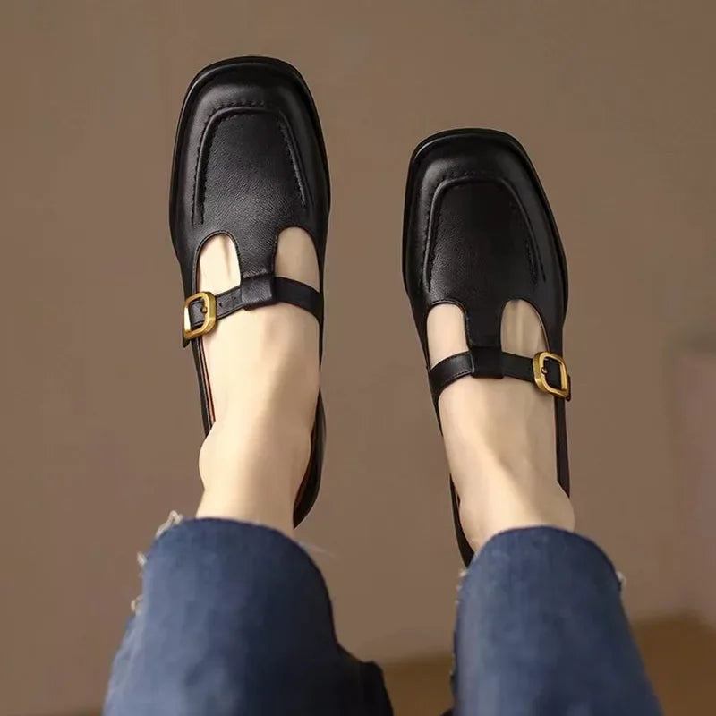 Ysolenne | Klassieke en Elegante T-Strap Hakken