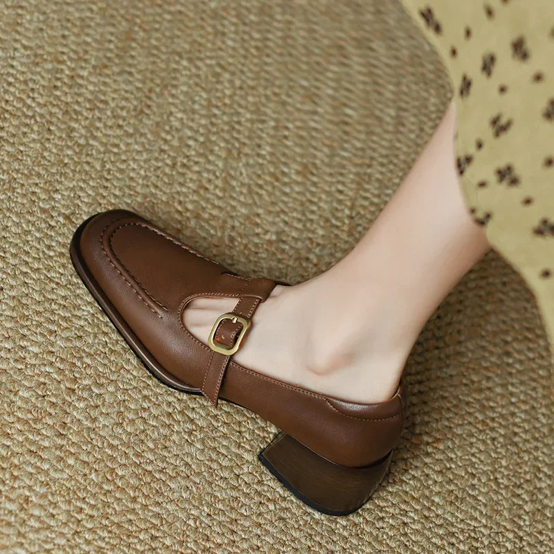 Ysolenne | Klassieke en Elegante T-Strap Hakken