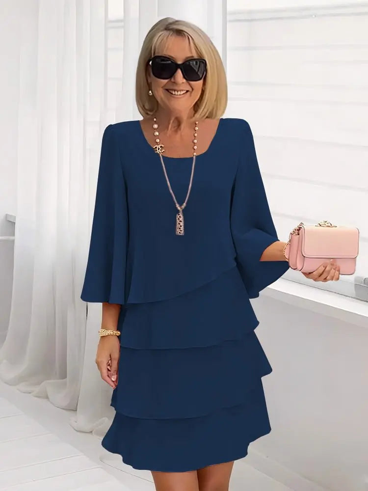 Catherine | Elegante en comfortabele jurk met volants