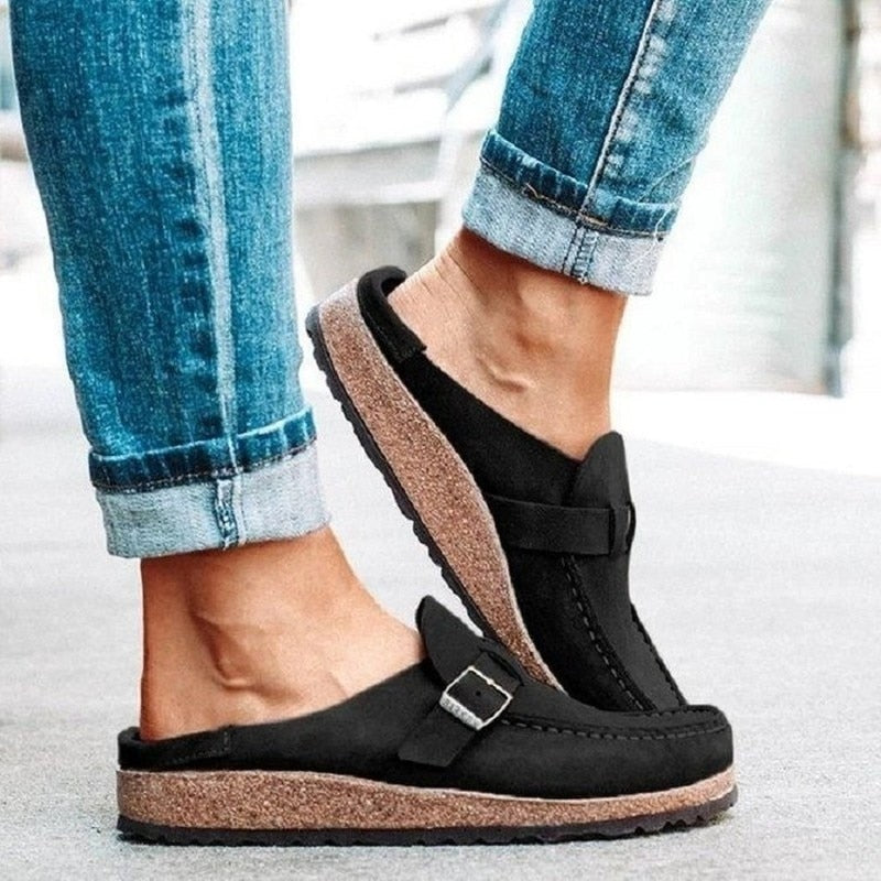 Heidi - Verfijnde orthopedische huis slippers