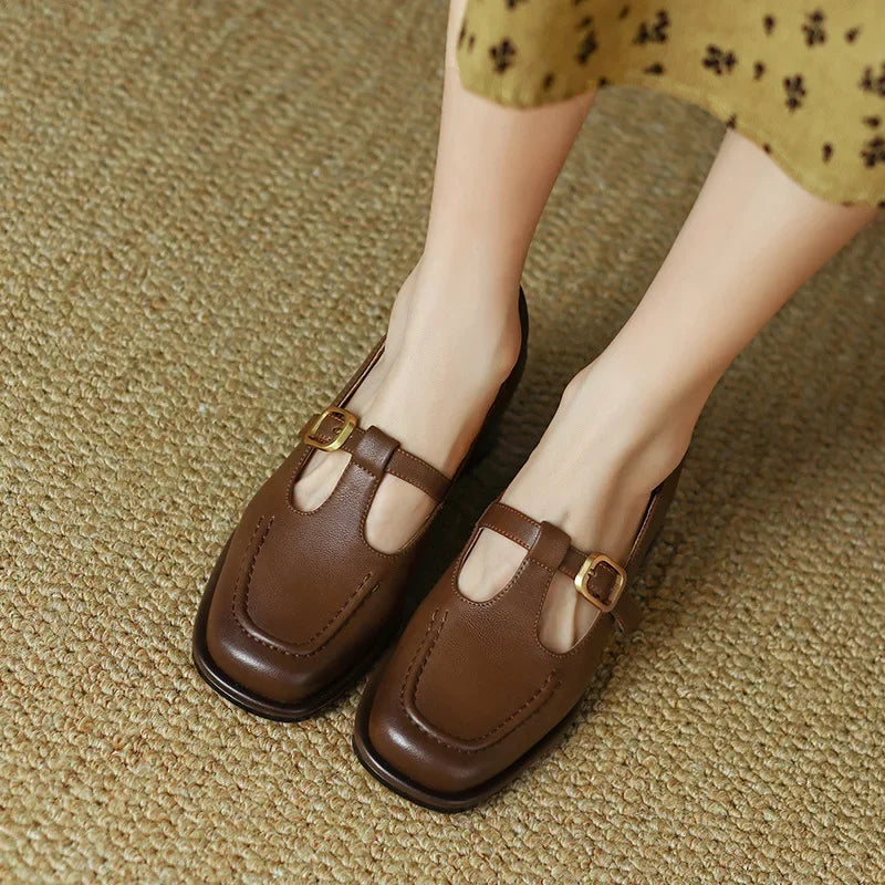 Ysolenne | Klassieke en Elegante T-Strap Hakken
