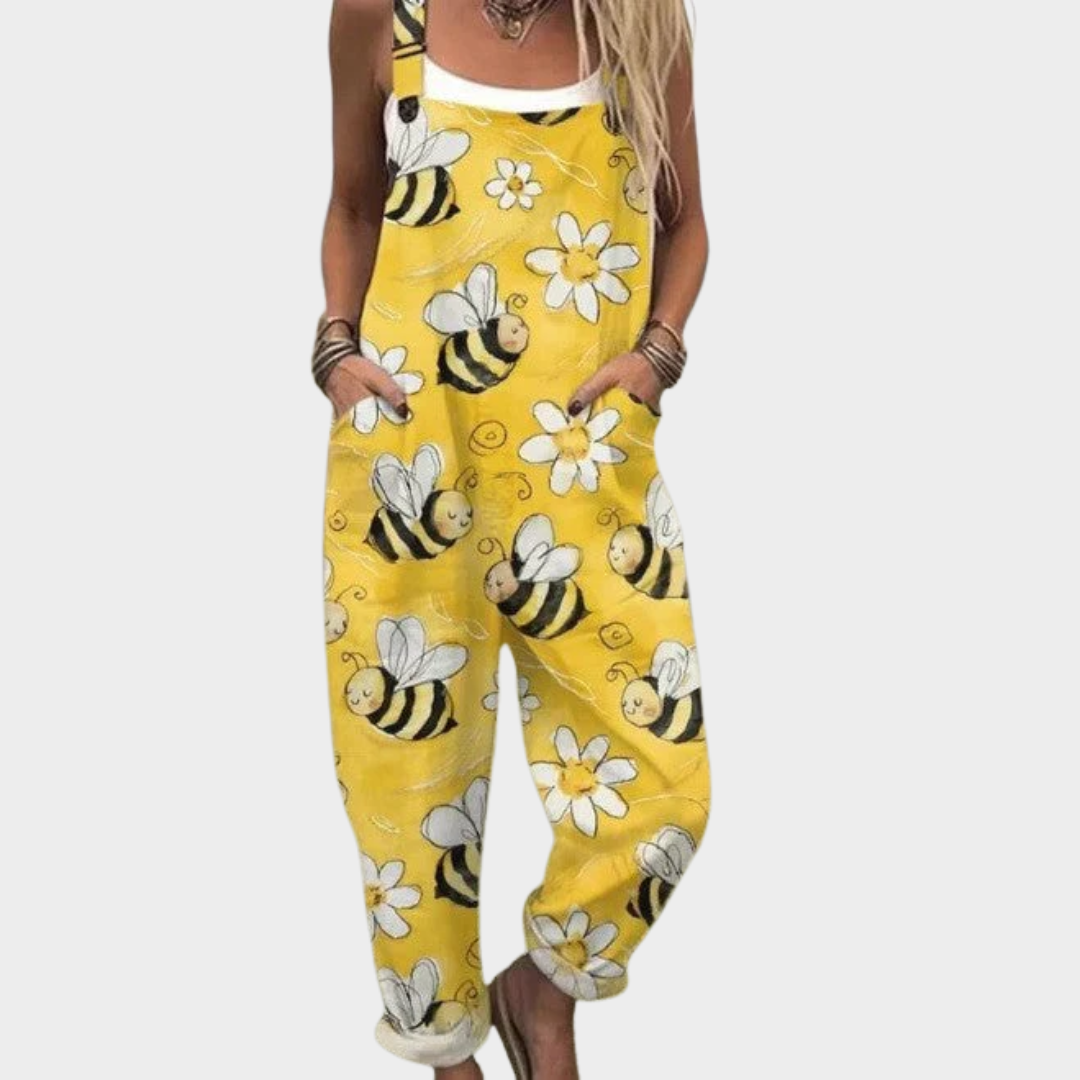 Olivia | Casual Gedrukt Jumpsuit