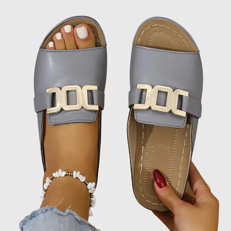 Kathryn - Comfortabele Slippers met Gesp