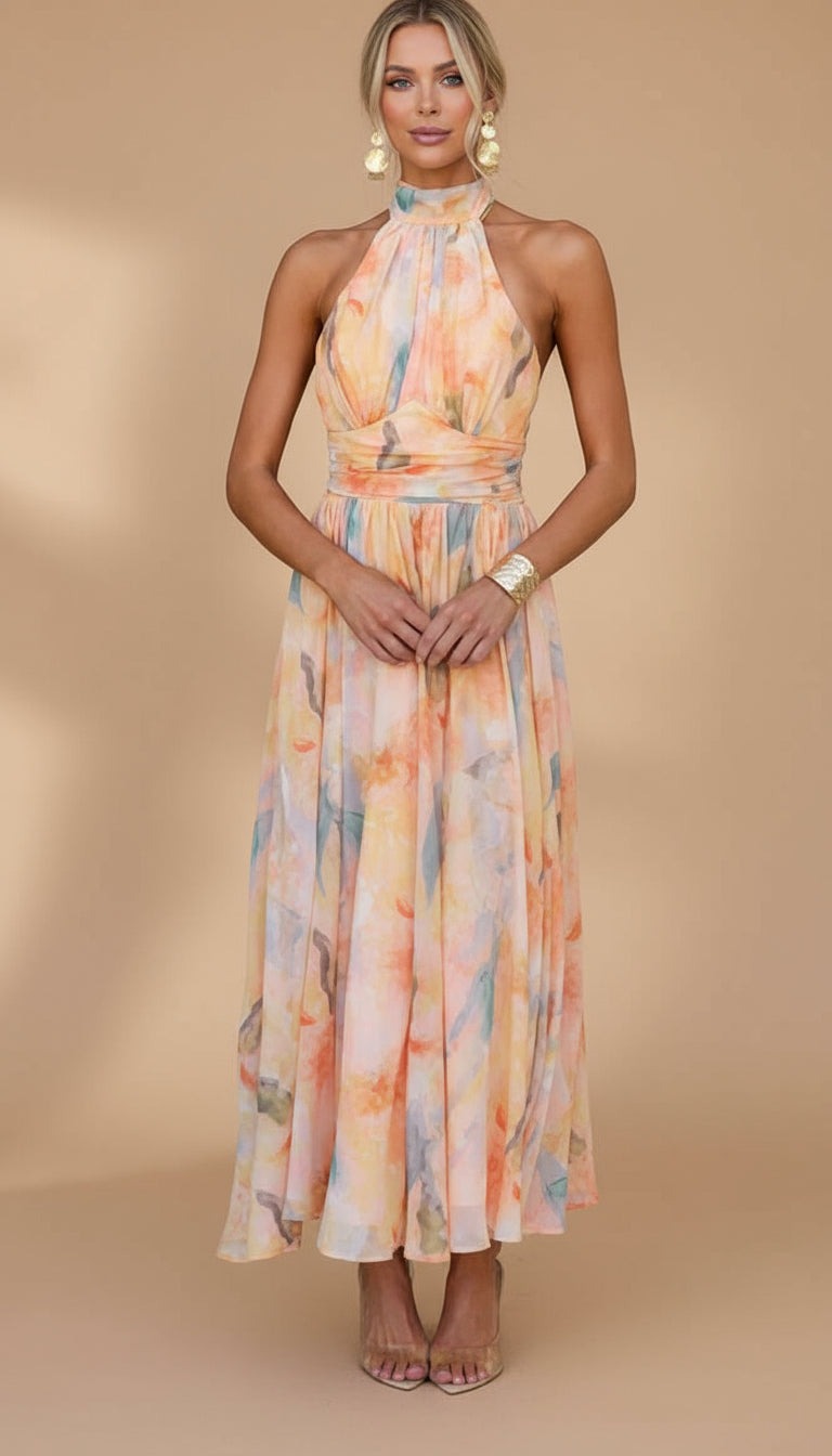 Abigail | Maxi-jurk met Print