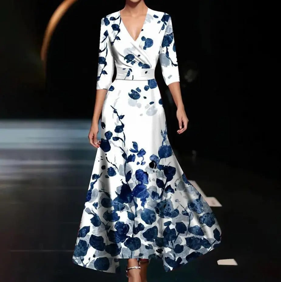 Patricia | Chique Jurk met Bloemenprint